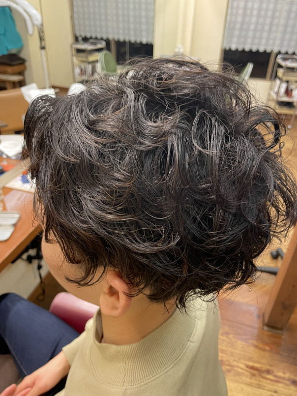 メンズパーマ Pluss Teru Biyousitsu プラステル美容室