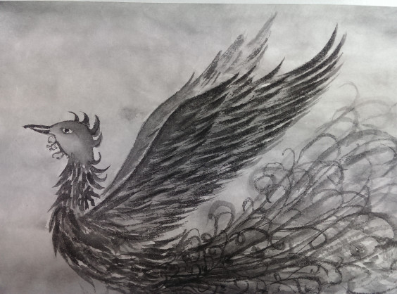 水墨画で色を感じて Mandala Artist Reiko N Gakusetsu