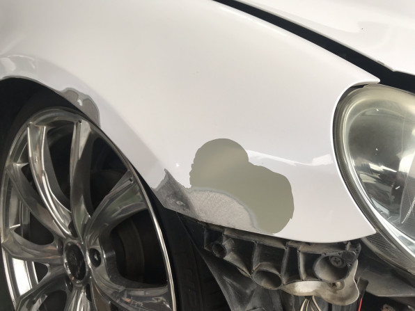 マークx 後期 エアロパーツ 塗装 板金 パート 株式会社イーストバニー