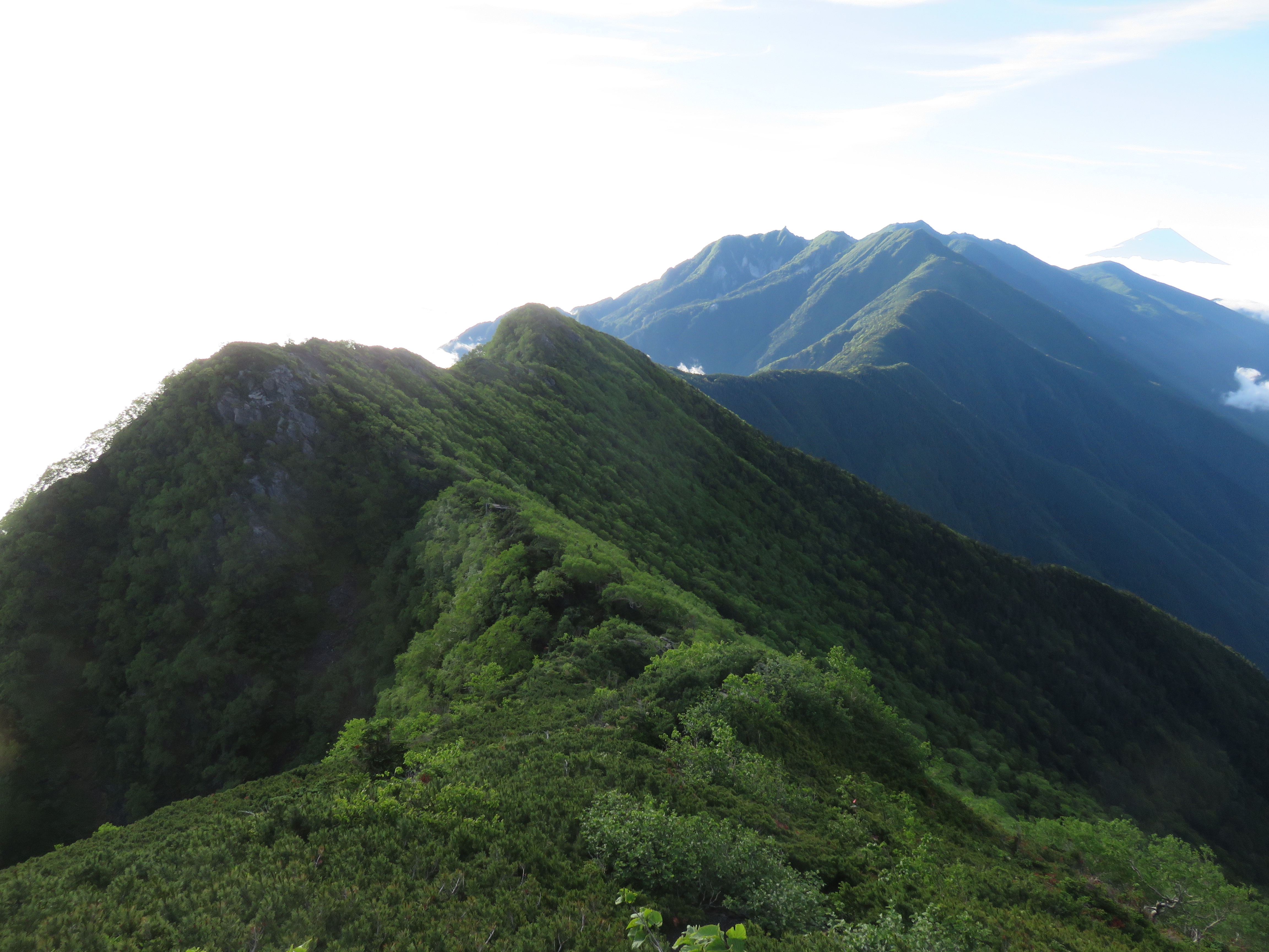 鳳凰三山＆アサヨ峰 2018/7/9.10】早川尾根を越えて | OUTING