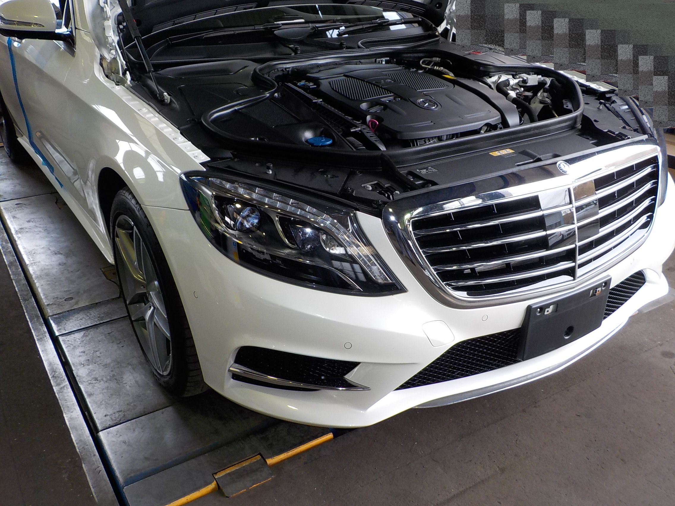 ベンツＳ４００ｈ（Ｗ２２２）車検整備。 | 有限会社 皆川自動車 公式HP