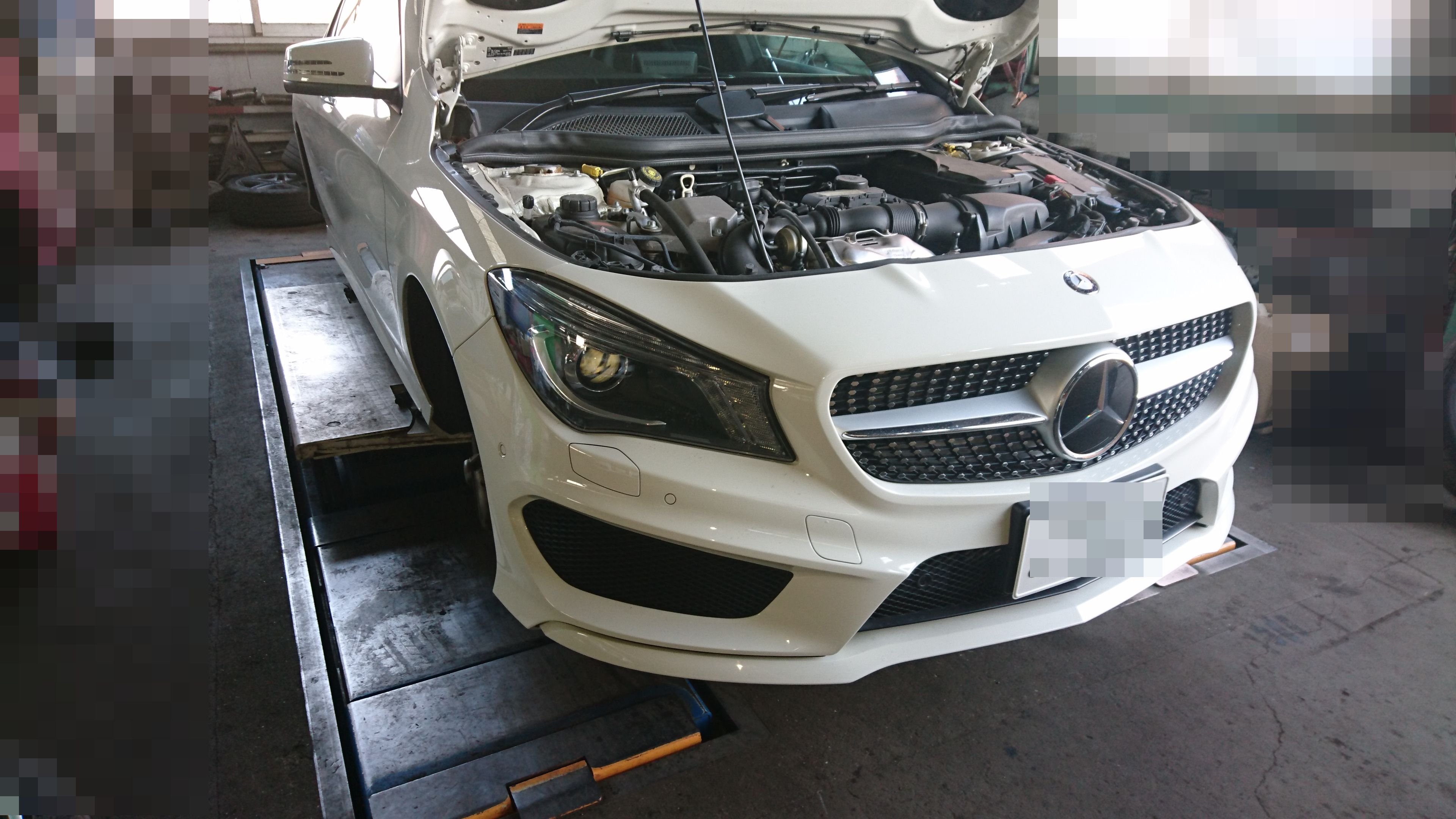 ベンツCLA180(W117)車検整備。 | 有限会社 皆川自動車 公式HP ベンツCLA180(W117)車検整備。 | 有限会社 皆川自動車 公式HP