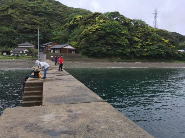 五島列島イカ釣り行 ２ かにの穴