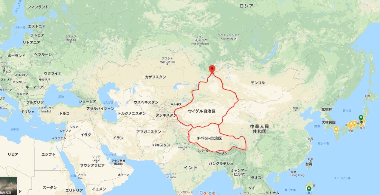 ここの処ウイグル自治地区、チベット自治区を研究してるが、中国共産党崩壊時、この2つ日本が買ったら良いのに。アメリカがアラスカを買ったように