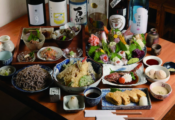 膳組 コース 宴会料理 吉祥寺 日和り 和風居酒屋です 旬のお刺身や和食と締めの蕎麦 こだわりの日本酒とご堪能ください