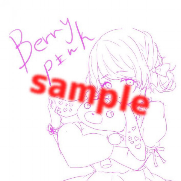 ブランドイメージイラスト製作中 Berrypink ベリーピンク