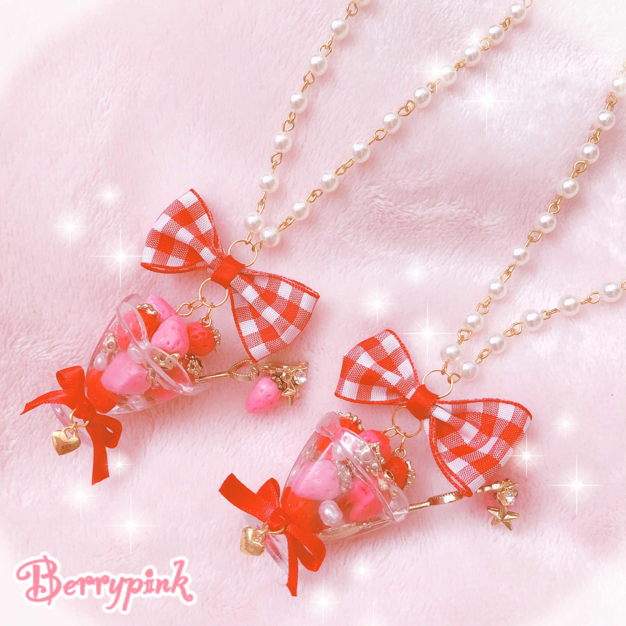 Berrypink♡天使の羽の魔法少女ペンダント♡ - ネックレス・ペンダント
