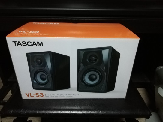 中古】【非常に良い】TASCAM(タスカム) VL-S3 2ウェイパワードモニター  