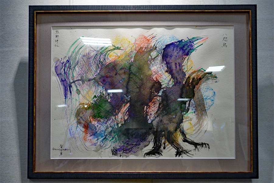 光の画家 松井守男が描いた鎮守の杜 熊野神社 | Morio Matsui drawing