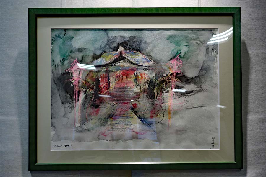 光の画家 松井守男が描いた鎮守の杜 熊野神社 | Morio Matsui drawing Kumano Jinja | かつしかあつめ ブログ -  Blog of Katsushika Garner