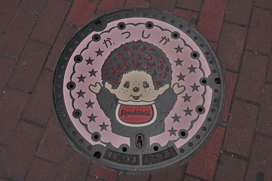モンチッチマンホール | Monchhichi manhole covers | かつしかあつめ