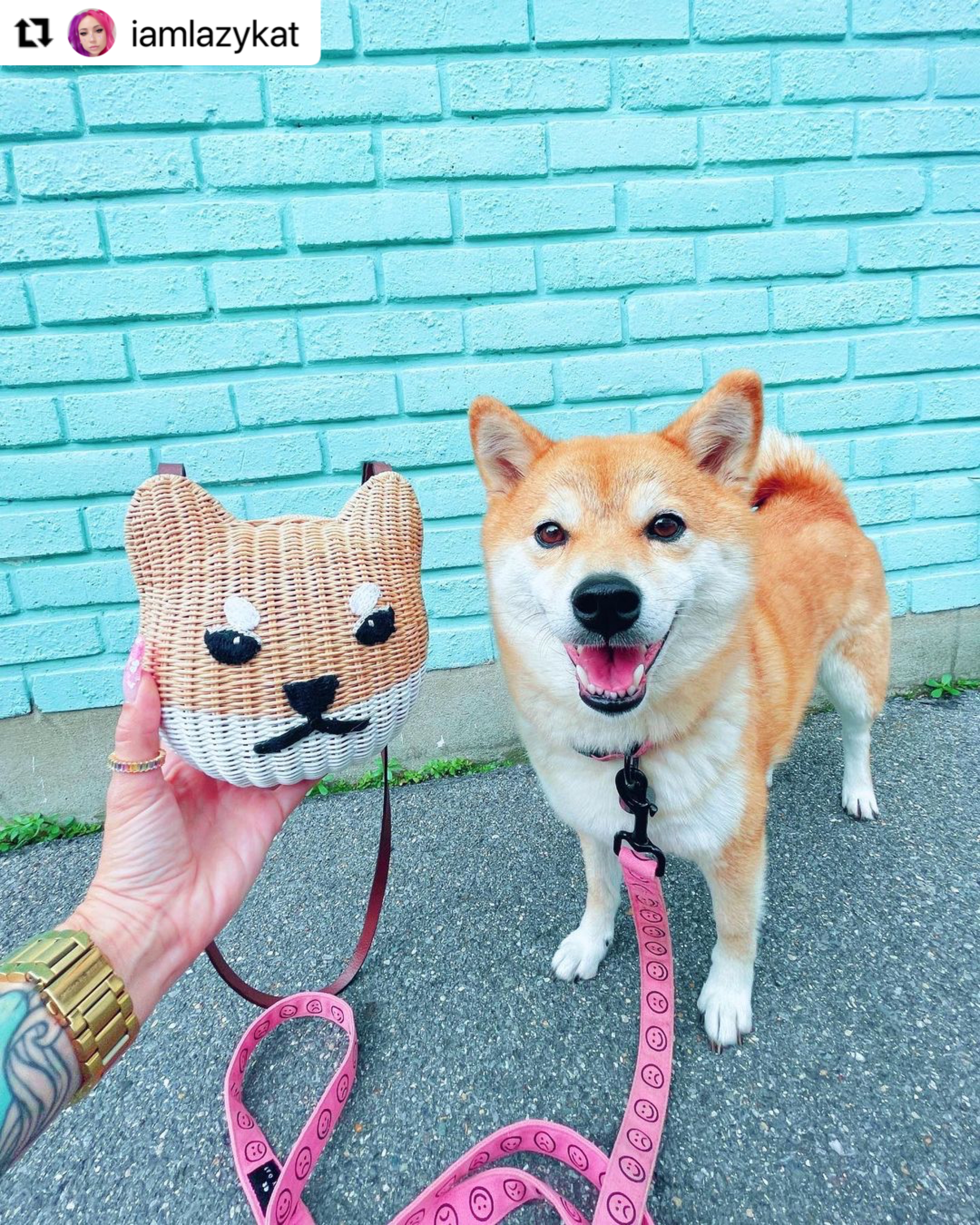 Keora Keora ケオラケオラ かごバッグ 柴犬 Keora Keora ケオラケオラ かごバッグ 柴犬