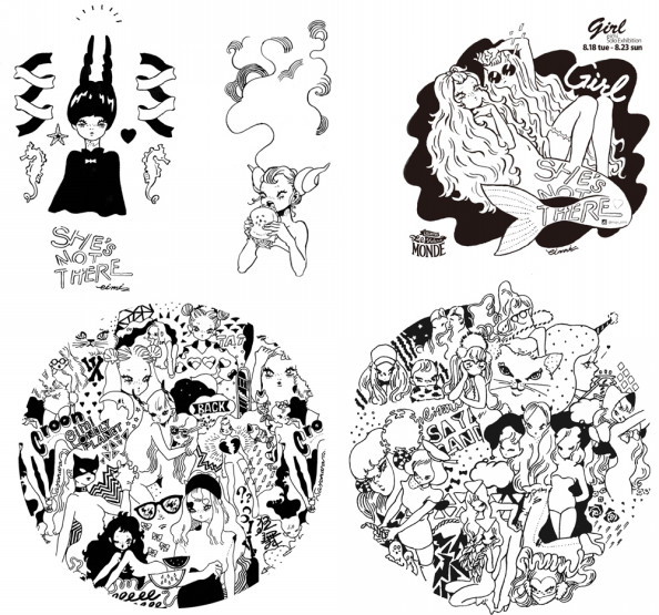 Illustration Monochrome Illustration Azami Eimi Illustrations