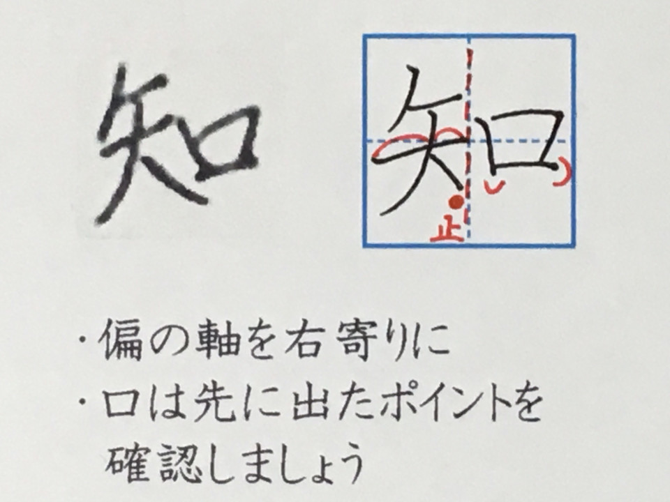 偏 へん と旁 つくり の字の書き方 忙しい女性にも習える書道を目指して