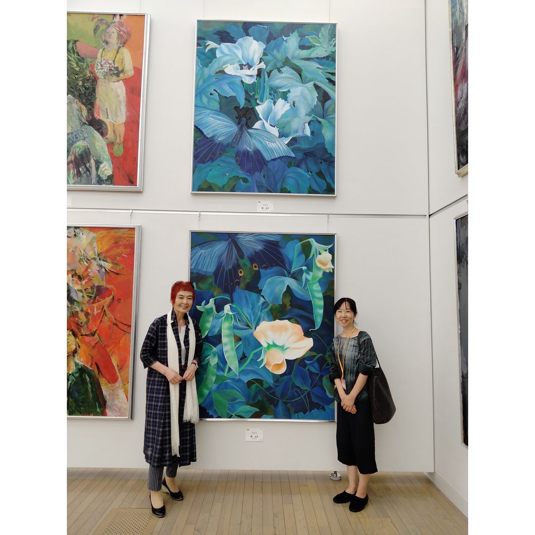 ⭕️油絵　二科会　理事　加覧裕子　[夢] SM 日動画廊　内閣総理大臣賞受賞 ⭕️油絵 二科会 理事 加覧裕子 [夢] SM 日動画廊 総理大臣賞受賞 絵画