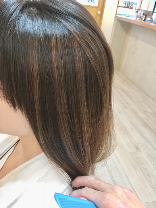 明るく見せる白髪染め 小さな美容室 Hair Sup ヘアーサプ
