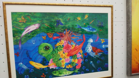 435 こんな素敵な絵を書いた友 かあさんの部屋