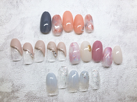 6月の定額ネイル 青梅市ネイルサロン Nailsalon Mousse