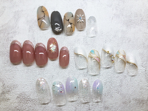 6月の季節の定額ネイル 青梅市ネイルサロン Nailsalon Mousse