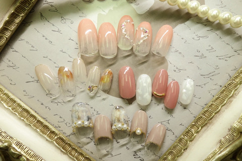 2月の季節のキャンペーンネイル 青梅市ネイルサロン Nailsalon Mousse