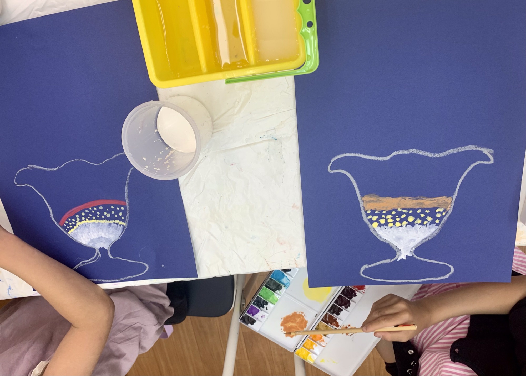 パフェを描こう 5月 ならアートキッズ