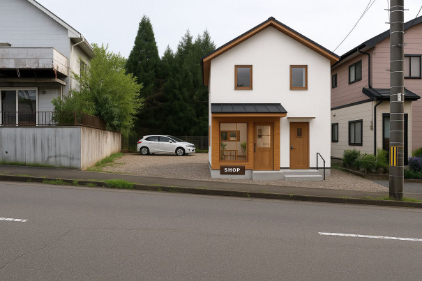 住んで商うメイン通りの土地 建築条件なし｜売地 名張市すずらん台西1