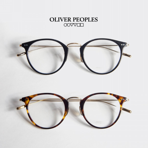 丸みが強く柔らかい印象のボストンコンビネーションフレーム「OLIVER  