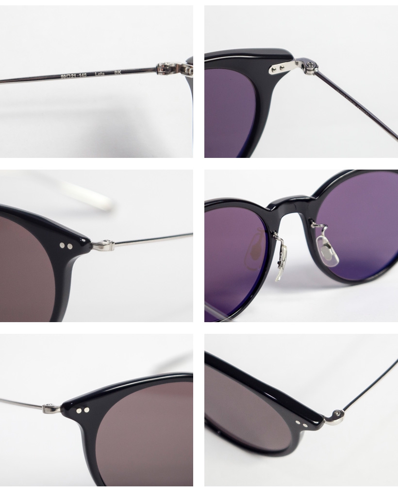 OLIVER PEOPLES ボストン型サングラス テンプルが細く軽い掛け心地のボストンサングラス「OLIVER