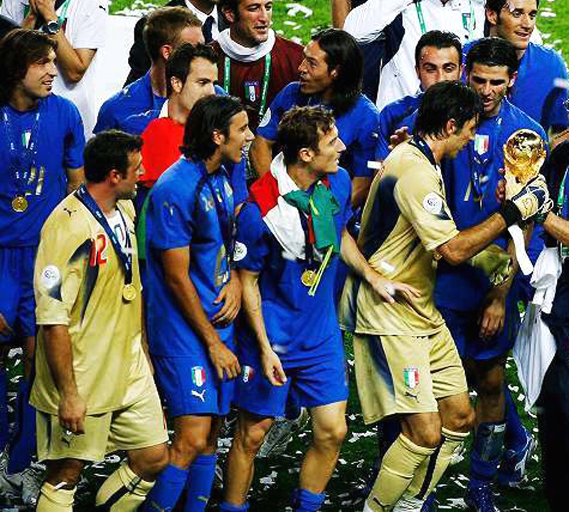 06年ドイツ大会優勝 イタリア代表ユニフォーム Fc Kanos 06年ドイツ大会優勝 イタリア代表ユニフォーム Fc Kanos