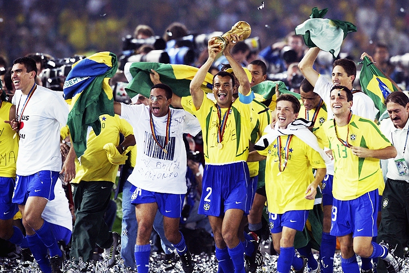 2002年 ワールドカップ ブラジル代表 直筆サイン入りユニフォーム 