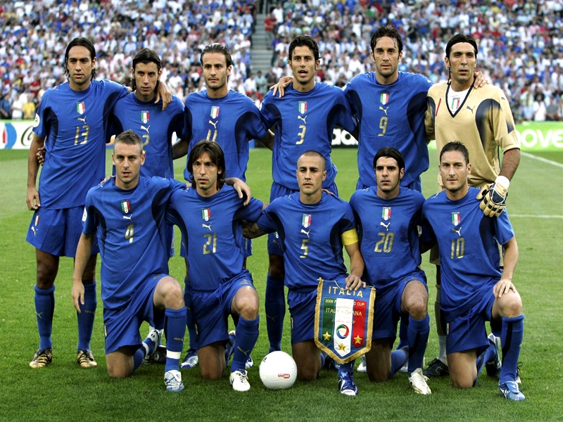 2006年W杯優勝の時のイタリア代表ユニフォーム　XL size コレクションセリエA