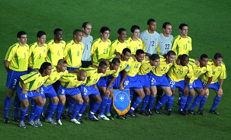 2002年日韓W杯ブラジル代表 優勝メンバー直筆サイン入りユニフォーム 