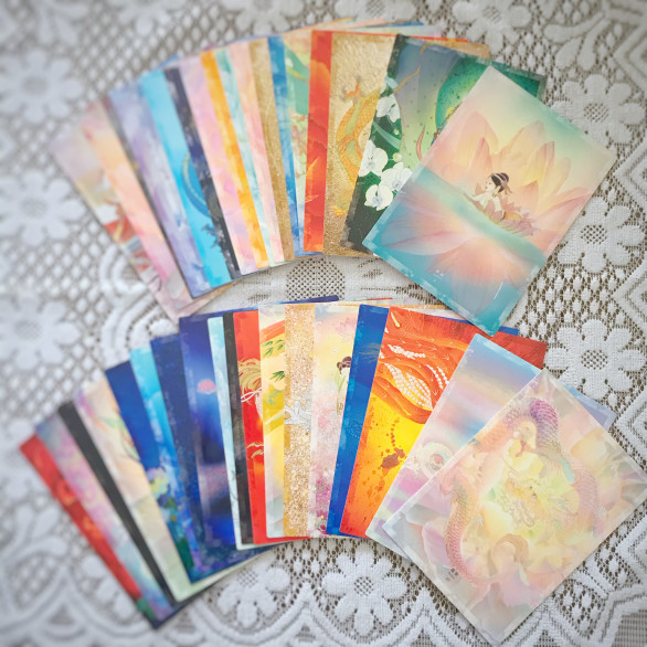 超美品 オラクルカード おかみカード 龗カード 草場一壽 厚い