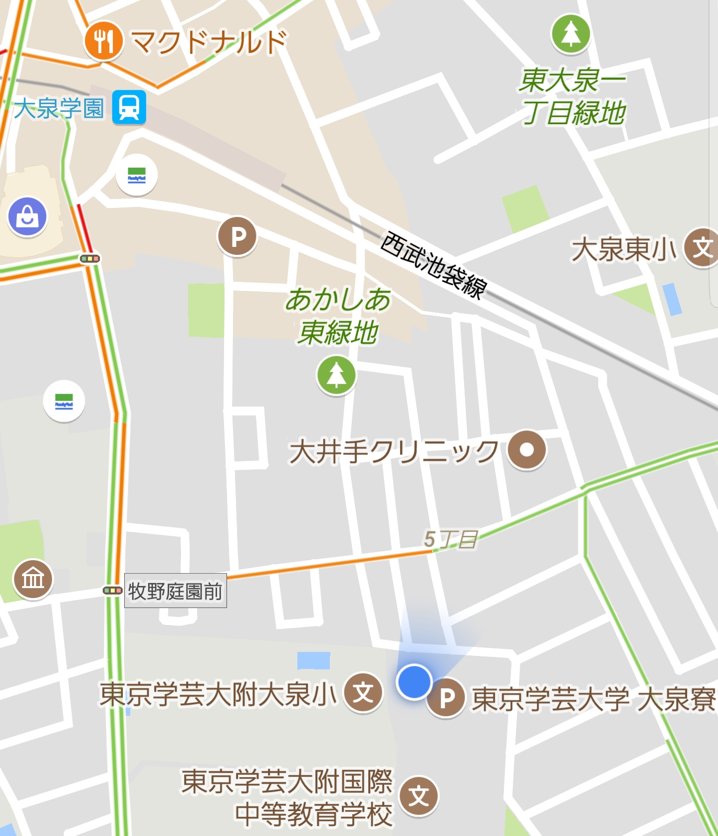 アクセス 東京学芸大学大泉寮