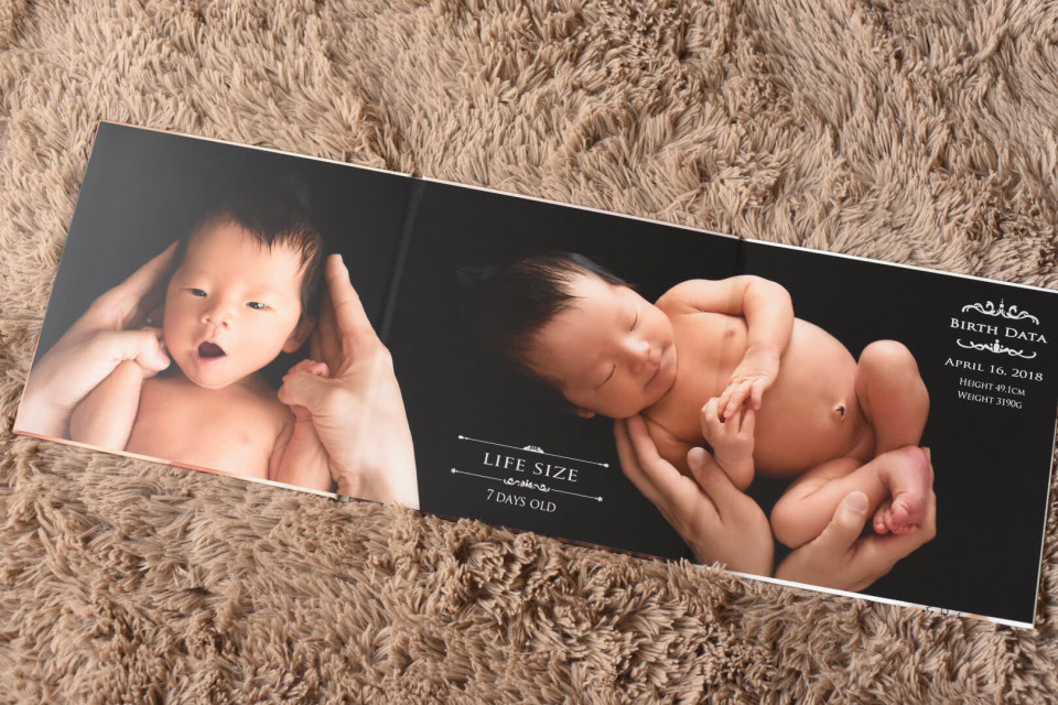 人気プラン 等身大フォトアルバム シンプルで上質なニューボーンフォト Baby Mitten Photography 大阪 人気プラン 等身大フォトアルバム シンプルで上質なニューボーンフォト Baby Mitten Photography 大阪