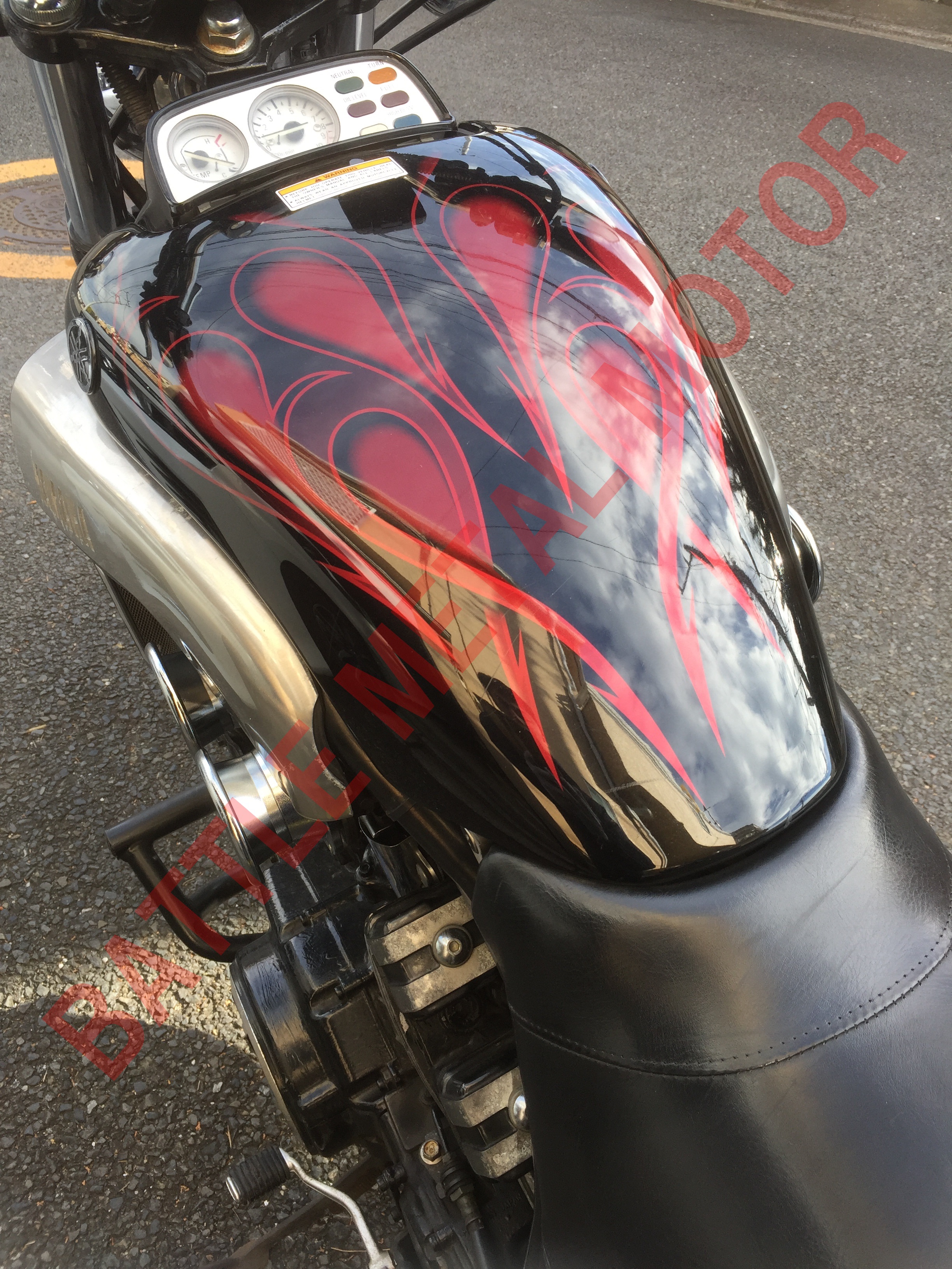 V-MAX 1200 ダミーファンネル取り付け | Battle Metal Motor