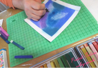 エンジェルアート 羽根ア ト講座 Pastel Salon Ruby Pink