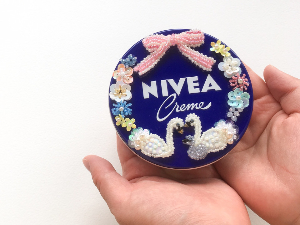 Minne ニベア フォーチュンデコ缶コンテスト グランプリ受賞しました Thumbelina サンベリーナ Minne ニベア フォーチュンデコ缶コンテスト グランプリ受賞しました Thumbelina サンベリーナ