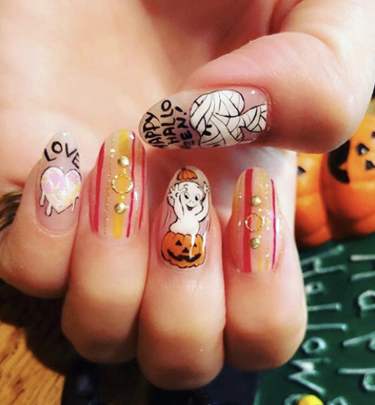 ハロウィンネイルなにしよう Nail Salon Hand River