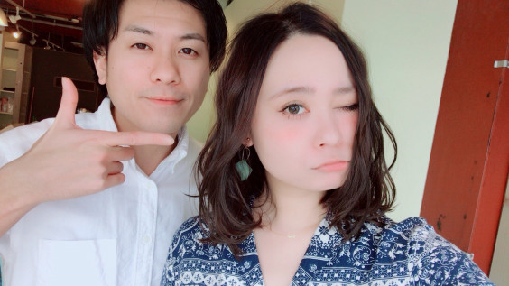 トリートメントをしながらカラー ブルーアッシュ 本田しおりさん 髪庵 ゆかし