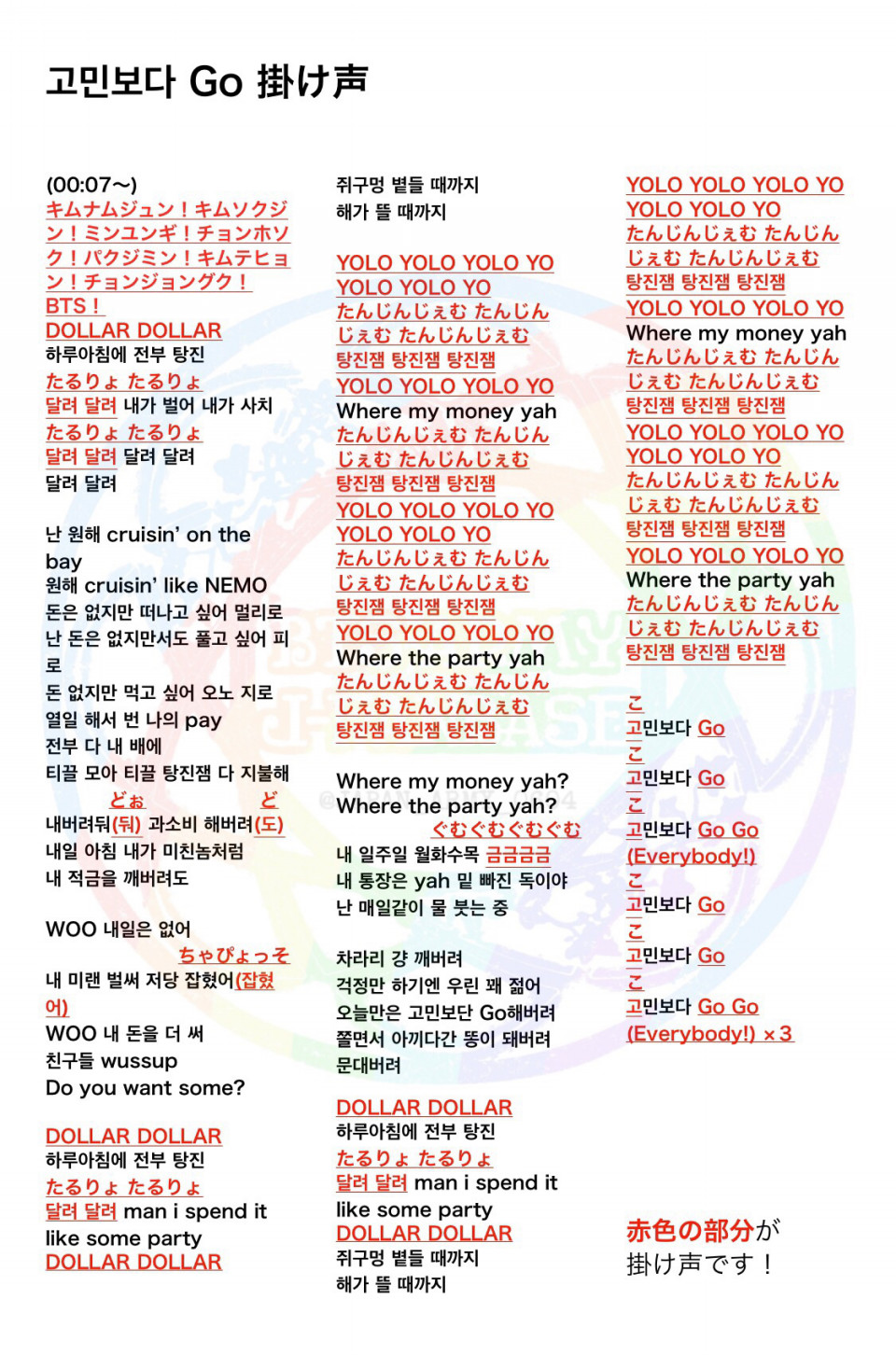 Love Yourselfシリーズ 掛け声 Bts Army J Fanbase Love Yourselfシリーズ 掛け声 Bts Army J Fanbase