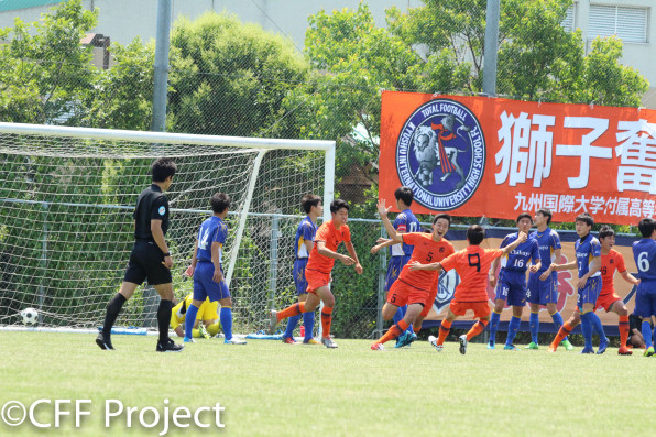 平成３０年度 福岡県高等学校サッカー大会 準決勝 九州国際大学付属 筑陽学園 Cross Football Fukuoka