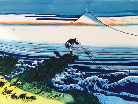 甲州石班沢 ーこうしゅうかじかざわー | 模写絵師つね吉八卦鏡