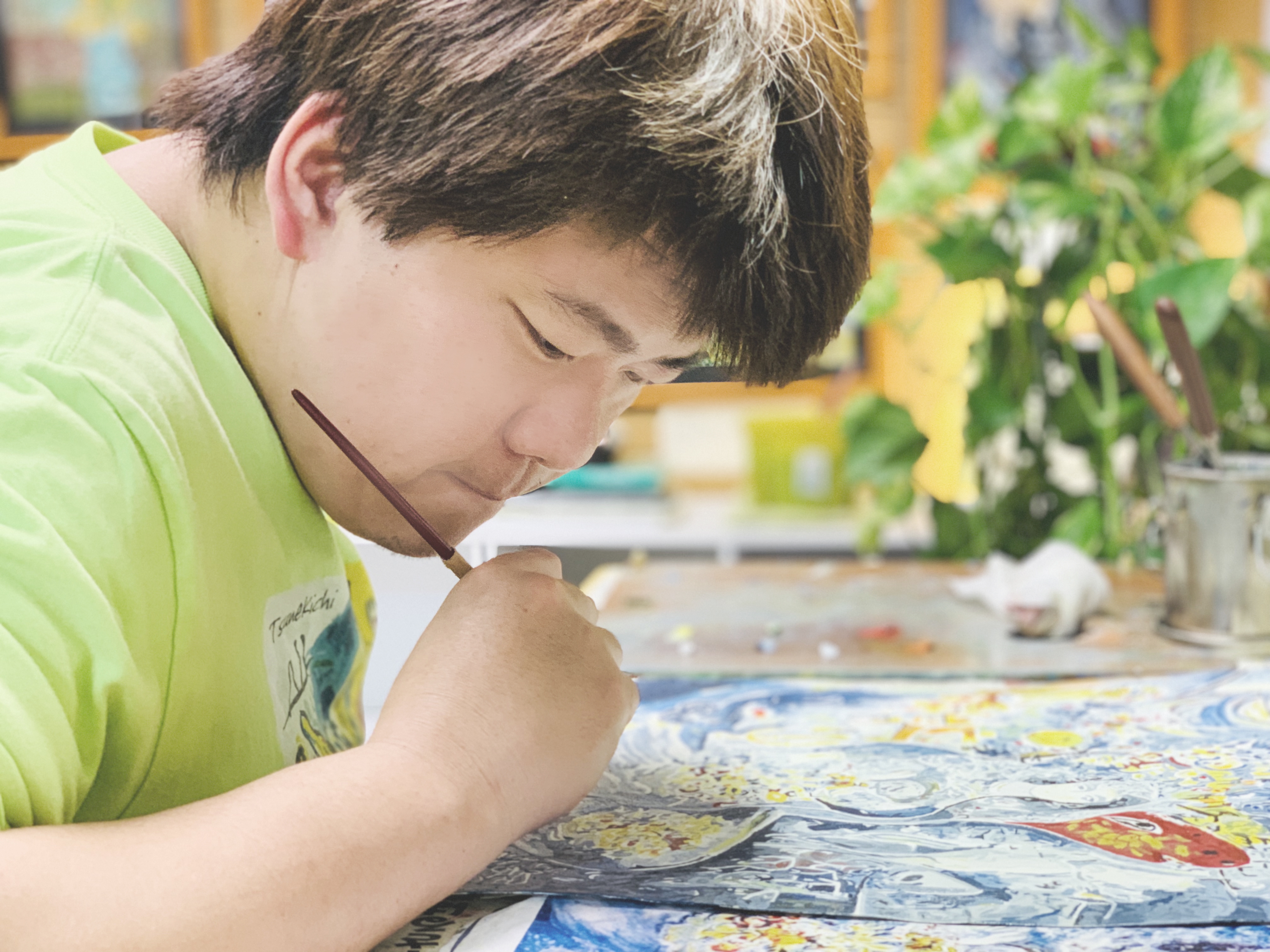 模写絵師つね吉八卦鏡