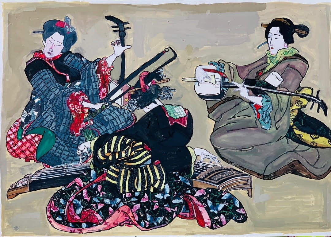 梅澤仲人氏の絵画です。