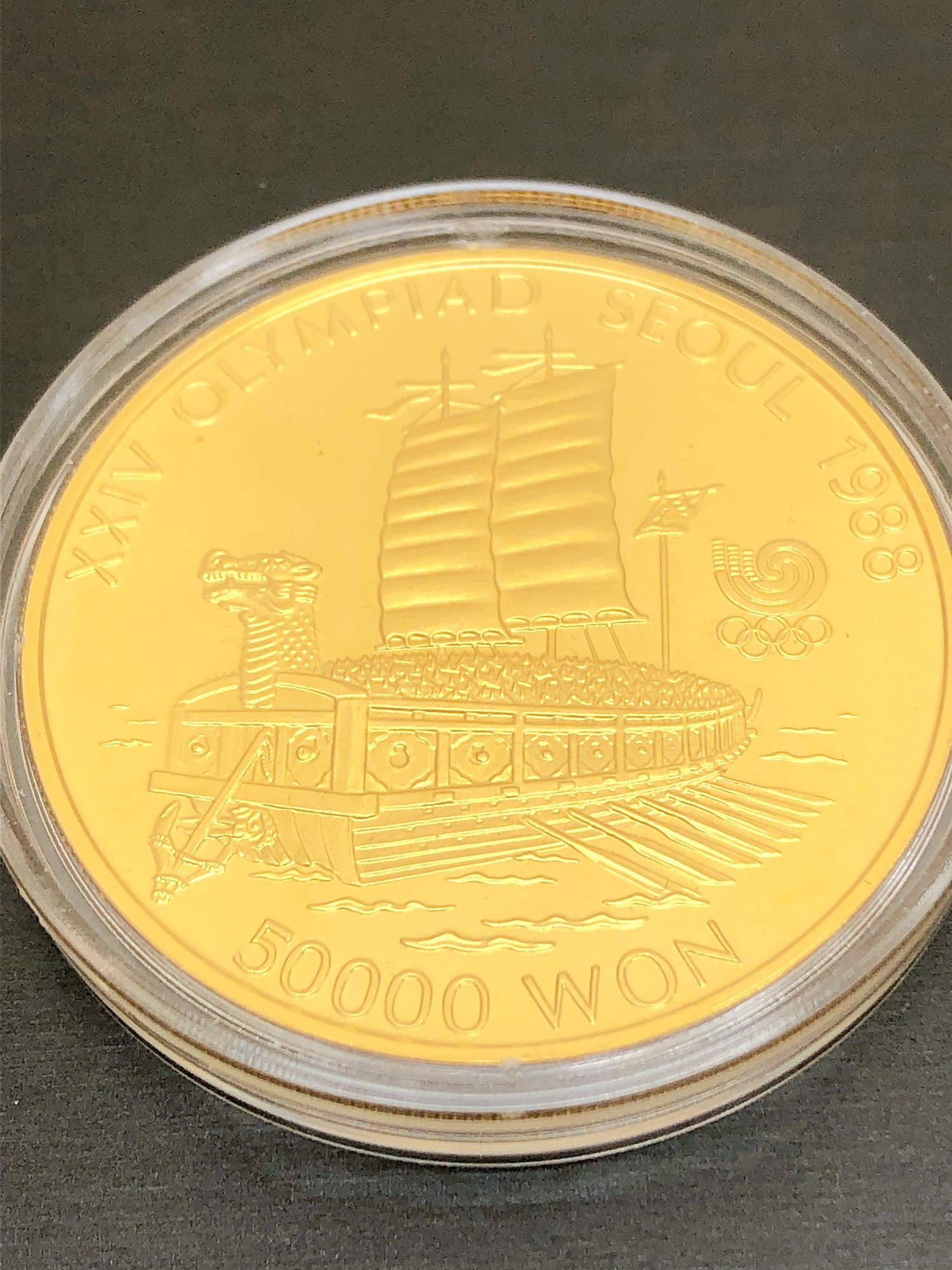 ソウル五輪1988年記念 50,000ウォン金貨 1988年ソウルオリンピック
