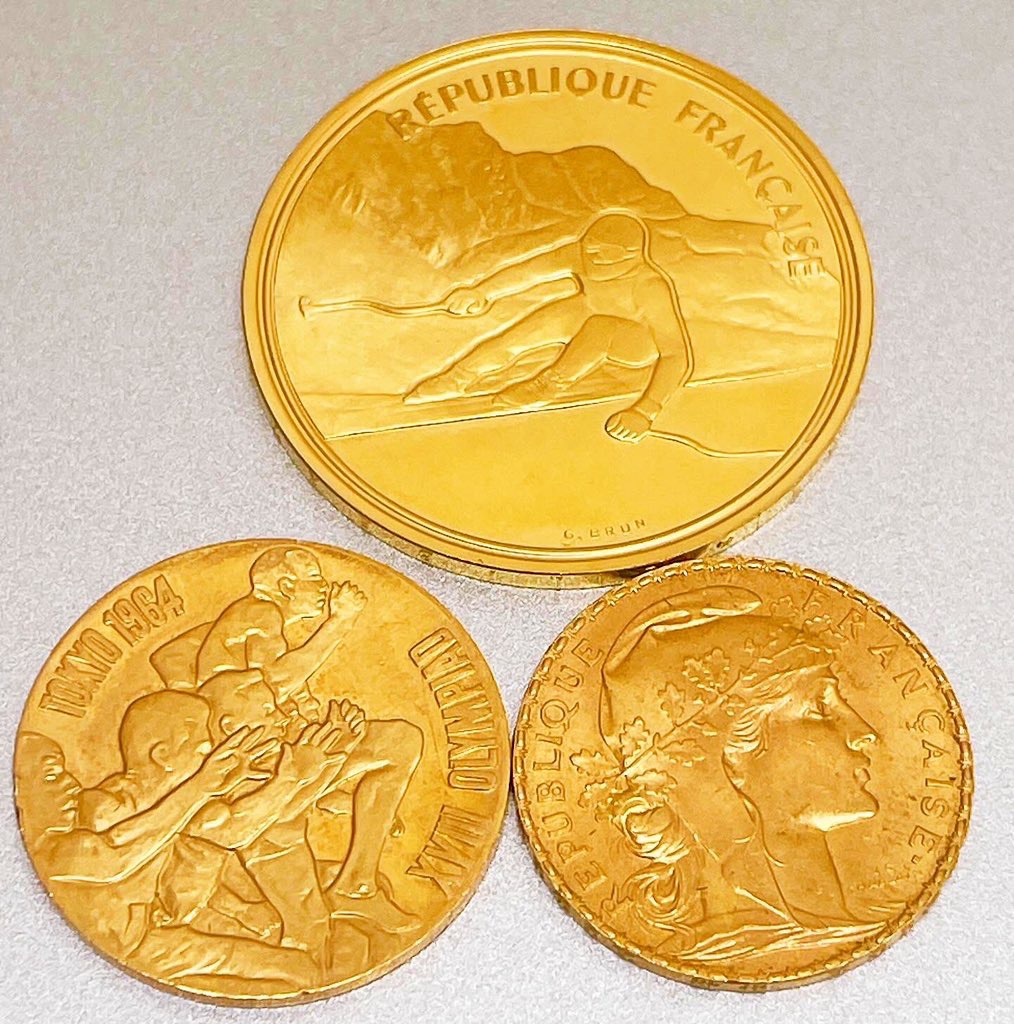 アルベールビルオリンピック記念金貨などお買取させていただき