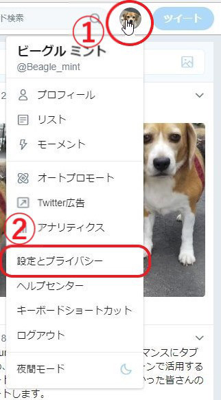 Twitter 自分のツイッターの画像が このメディアにはセンシティブな内容が含まれている可能性があります 詳細はこちら と表示されたときの対処 ビーグル ミントのあしあと