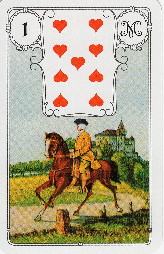 ルノルマンカードの意味 1 馬 騎手 Cavalier La Main Magique