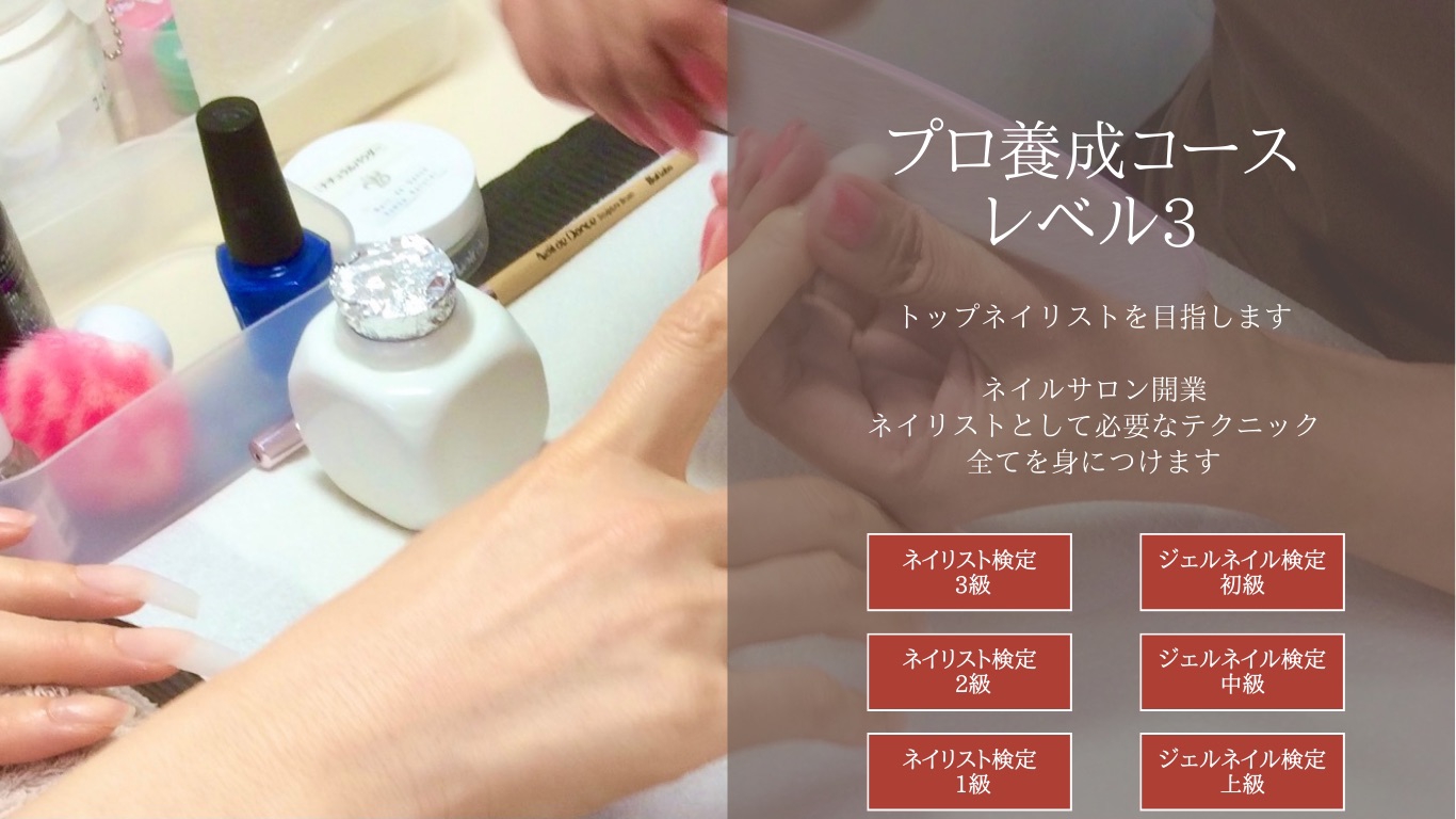 プロ養成コース | ネイルスクール プリューボゥ 神戸でネイル資格を